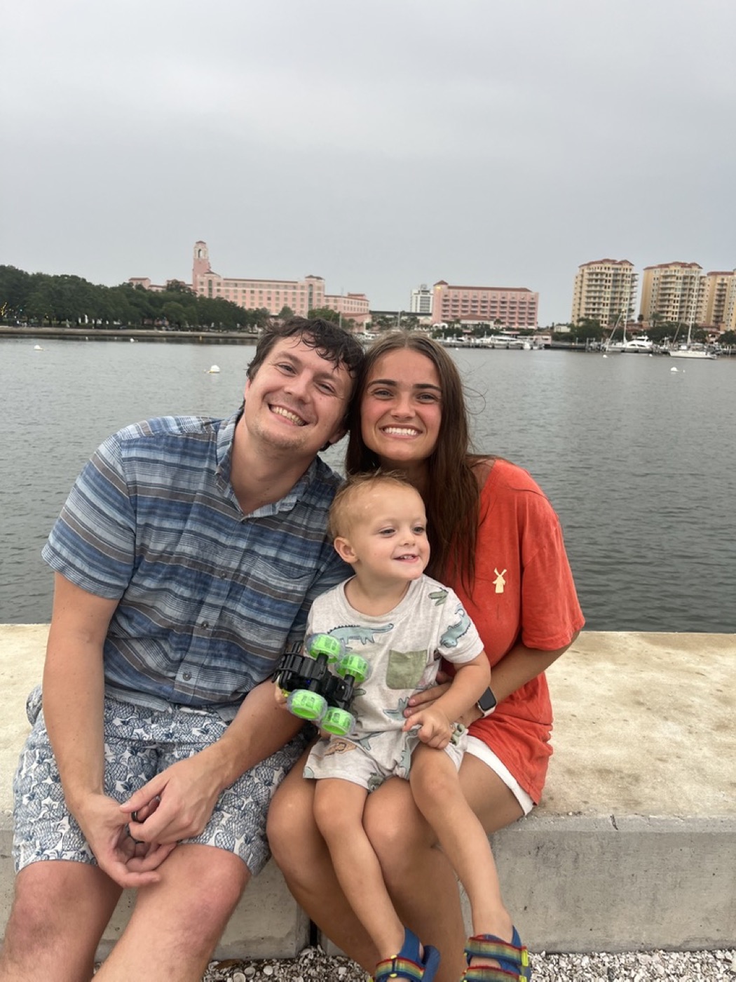 Vikelas Carey and his family, founders of New Leaf Cleaning